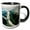 Black/White, variant on 3drose, Alaska Mountain Range Aerial View, 11oz Magic Transforming Mug