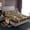 Ochre Brown, variant on Feelyou Adult Jungle Branches Full Size Sheets, Green Leaf Botanical Bed Sheets, Rustic Farmhouse Theme Sheet Sets, 4pcs