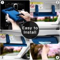 thumbnail image 4 of OTOSTAR Tissue Holder Box Mask Holder for Car, Soft Velvet Car Visor Tissue Holder Napkin Holder, Backseat Tissue Case Holder for Car, Vehicle (Navy Blue), 4 of 7