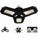 thumbnail image 1 of 40W LED Garage Light, E27 Deformable Ceiling Bulb with 3 Adjustable Panels, Ultra-bright 3000LM Cool White, for Garage Workshop Warehouse Basement Cor, 1 of 5