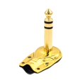 thumbnail image 2 of HILABEE Guitar Effects Pedal Connector Microphone Plug 90 Degree Jack Plug Connector Stereo, 2 of 9