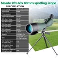 thumbnail image 5 of BEBANG Spotting Scope with Tripod, 20-60x80 HD Spotting Scope for Target Shooting, Bird Watching, 5 of 8