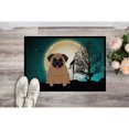 thumbnail image 2 of Halloween Scary Pug Brown Door Mat, 2 of 2