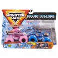 thumbnail image 1 of Monster Jam, Official Sparkle Smash Vs. Ice Cream Man Color-Changing Die-Cast Monster Trucks, 1:64 Scale, 1 of 5