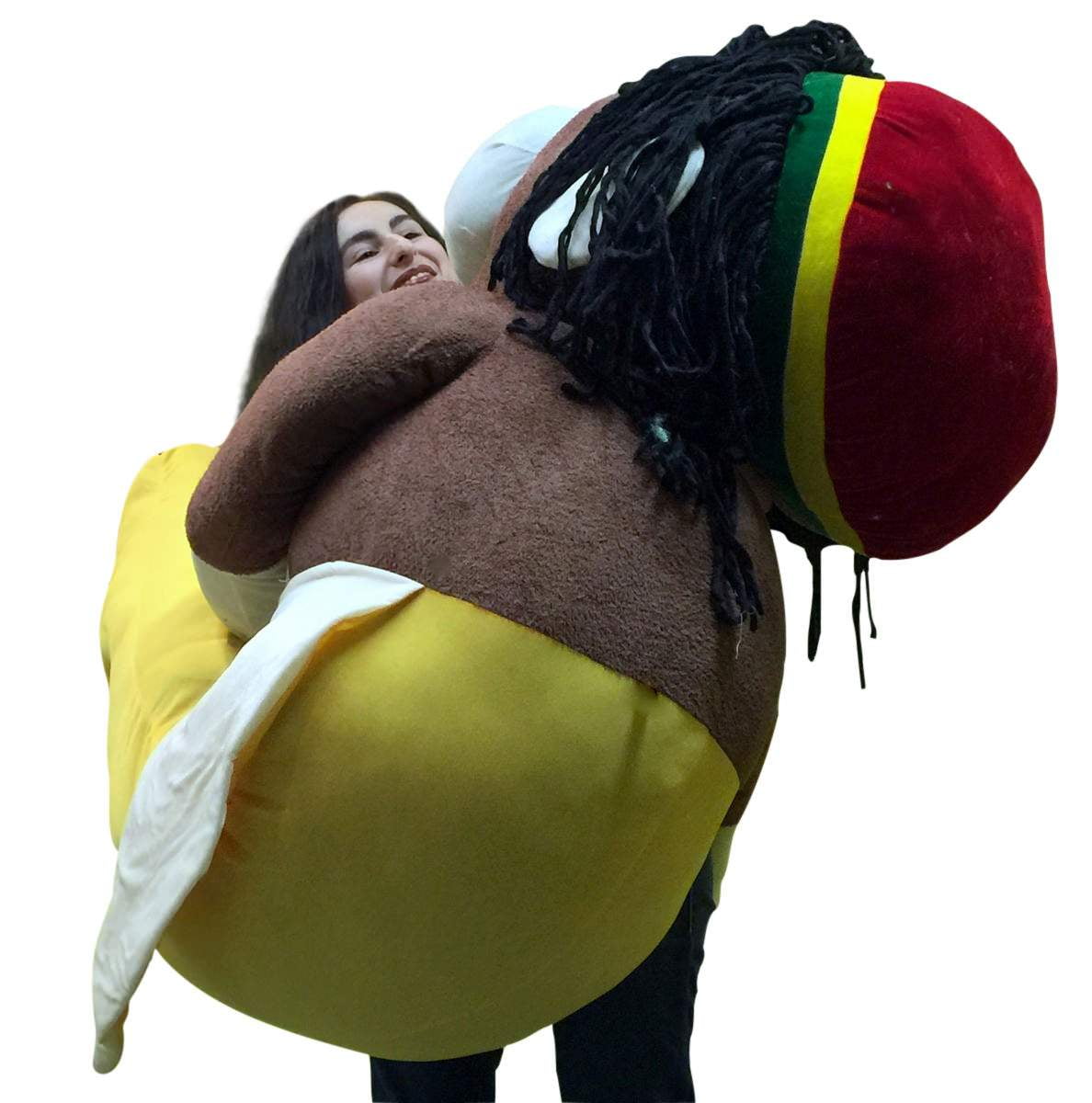 Giant 6 Foot Stuffed Banana Monkey Pillow Huge Soft 72 Inch Big