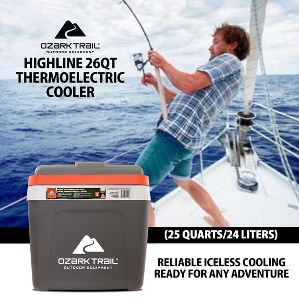 Ozark Trail HighLine Electric Cooler Iceless 12V, 24L - Walmart