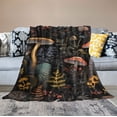 thumbnail image 2 of JRXY Mushroom Gifts Blanket  Bed Throw Blanket Soft Lightweight Cozy Warm Blankets for Kids Teens Men Women White, 2 of 6
