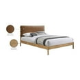 thumbnail image 2 of Meridian Furniture Asher Cognac Vegan Leather King Bed, 2 of 7