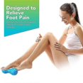 thumbnail image 3 of Spike Peanut Roller & Hedgehog Foot Massage Ball Set,blue,2pcs, 3 of 5