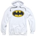 thumbnail image 1 of Batman & Symbole de Chauve-Souris à Capuchon Adulte Pull-Over & 44; Blanc - 2X, 1 of 1