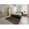 thumbnail image 4 of Ahgly Company Indoor Rectangle Abstract Coffee Brown Abstract Area Rugs, 7' x 9', 4 of 6