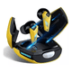 thumbnail image 1 of Auricular Bluetooth inalámbrico es compatible con iPhone y Android Amarillo/Negro, 1 of 5