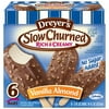 Nestle Dreyers Ice Cream Edys Slow Churned Rich & Creamy Light Ice Cream Bars, 6 ea