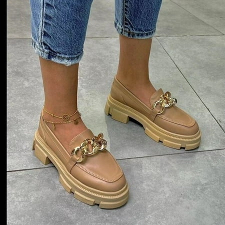 

Women s Shoes 2022 New Fashion Casual Shoes Platform Sneakers Chain Loafers Tenis Feminino Sneakers Zapatillas Mujer