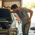 thumbnail image 6 of Mens I'll Be In The Garage T shirt Funny Car Mechanic Dad Graphic Novelty Tee Graphic Tees, 6 of 6