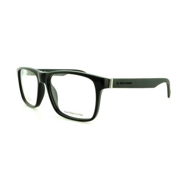 Gutter omgivet Compose BOSS ORANGE Eyeglasses 0146 0KUN Black Matte Black 54MM - Walmart.com