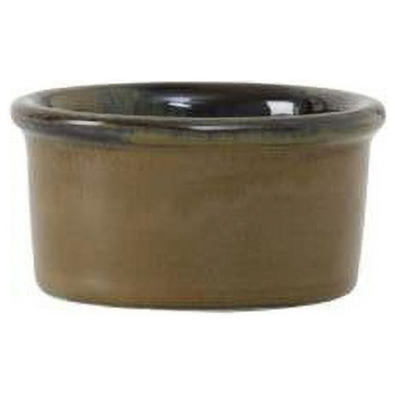 Tuxton GAR-752 Vitrified China Ramekin Red Rock - 2.5 oz - 2 Dozen