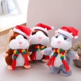 thumbnail image 2 of Juguetes de peluche de hámster parlante para niños, juguete de animales de peluche Kawaii, habla, registro de sonido, repetición, regalo de Navidad, 2 of 3