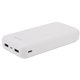 thumbnail image 1 of Carcasa del banco de energía de fibra de carbono Carcasa de batería de polímero de litio portátil de 20000 mAh (blanco), 1 of 8