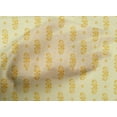 thumbnail image 4 of oneOone Cotton Poplin Fabric Circle|Leaves & Paisley Block Print Fabric BTY 42 Inch Wide, 4 of 4