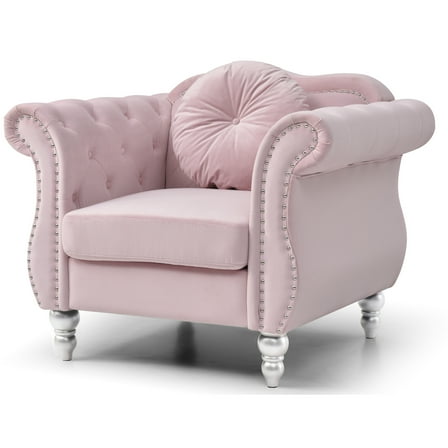 HomeStock Farmhouse Fresh Chair , PINK