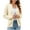 White, variant on Lovskoo 2024 Cardigan Sweaters for Women Casual Long Sleeve Zipper Sweater Ladies Outwear Black