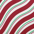 thumbnail image 2 of 16" x 16" Simply Daisy Candy Stripes Polyester Indoor/Outdoor Pillow, Haute Red Qty 1, 2 of 3