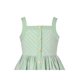 thumbnail image 5 of Vestido de Niña Verde a Rayas con Botones y Bolsillos Vestido Veraniego para Uso Diario 8 Años, 5 of 7