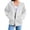 White, variant on Hoodies for Women Beige Women's Cozy Hooded Pullover Casual Everyday Comfort Sweatshirt for Women L