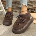 thumbnail image 2 of Bnwani Boots for Women,Winter Boots,Round Toe,Stability,Non-slip,Warm,Coffee,40(US:7.5), 2 of 8