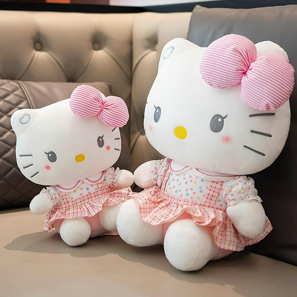 Generic Peluche Hello Kitty pour fille, 46cm, jouet mignon, peluche douce,  cadeaux d'anniversaire à prix pas cher