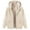 C Beige, variant on Idoravan Womens Sweatshirts Womens Hoodies on Sale Women's Fashionable Printed Fleece Hooded Sweatshirt Jacket Black XL