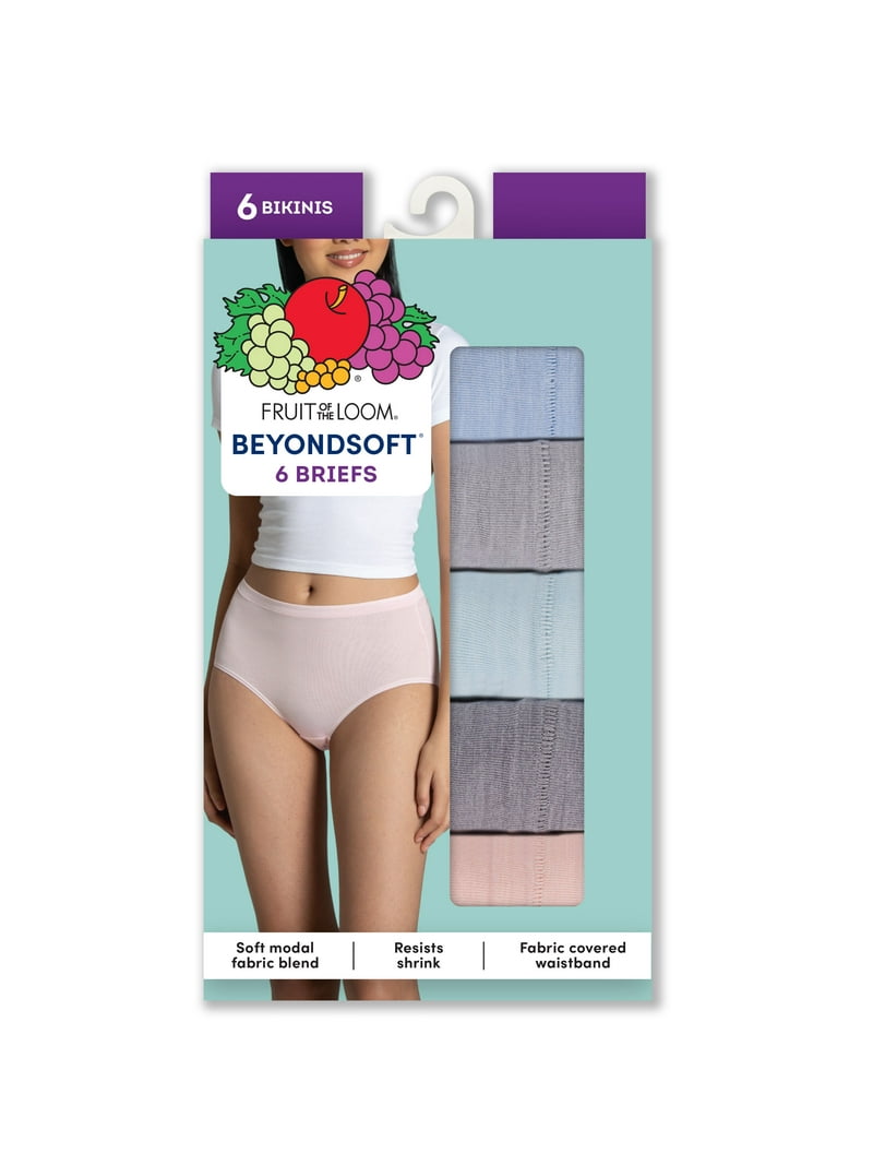 Fruit of the Loom Women's Beyondsoft Ultra-Soft Modal Low-Rise