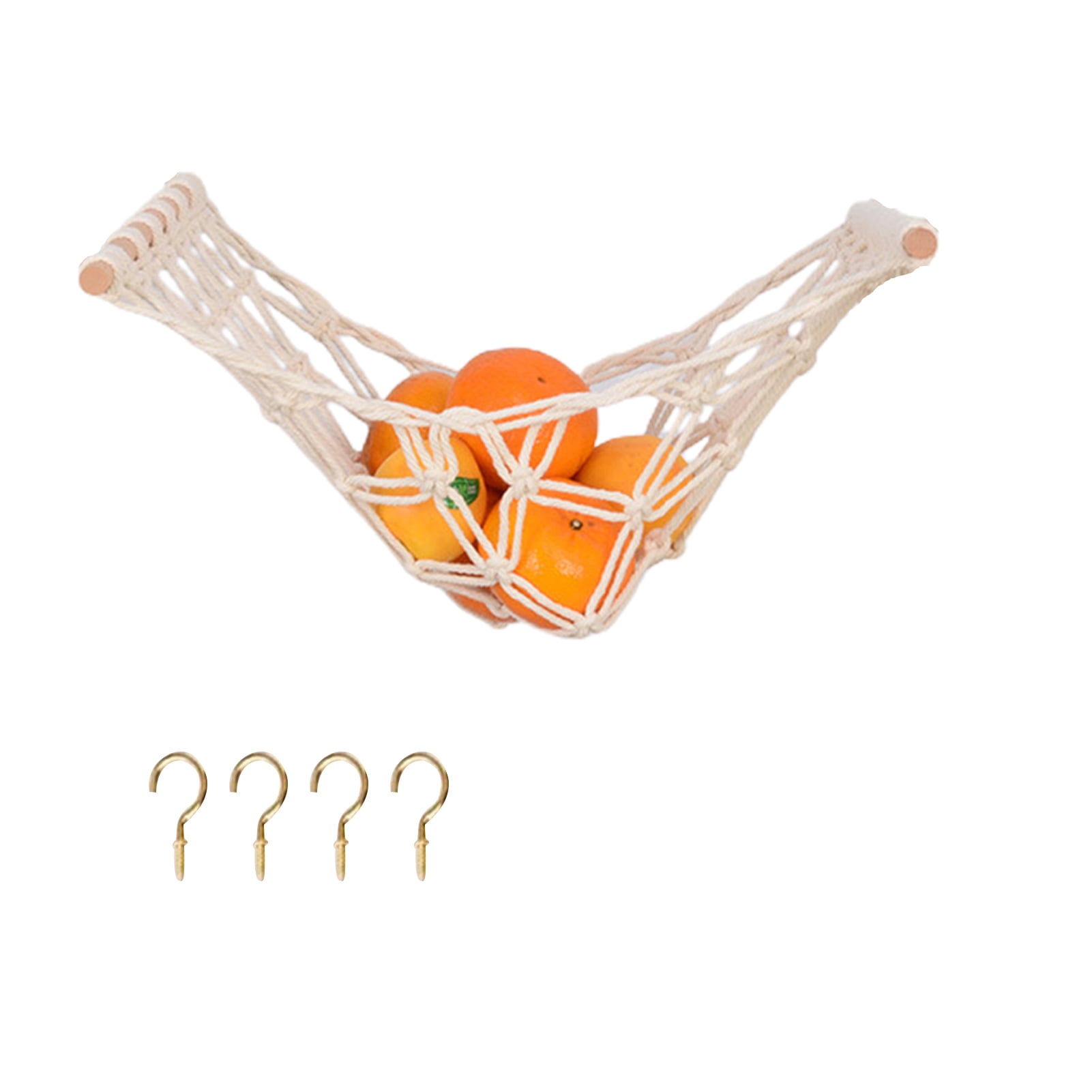 Bobasndm Fruit Hammock Easy to Install Breathable Hanging Vegetable