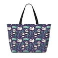 thumbnail image 2 of Rocae Bamboo Panda for Large Women's Waterproof Beach Bag Tote with 7 Pockets Pool Bag for Travel Gym Vacation, 2 of 6