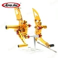 thumbnail image 4 of Arashi (Version 2.0) Adjustable Rearsets for Kawasaki Ninja 300 EX300B ABS / EX300A / EX300 ABS / EX300A / SE 2013 - 2017 Motorcycle Accessories Foot Pegs Footrests Rear Set Gold 2009 2014 2015 2016, 4 of 6