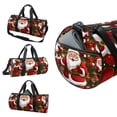 thumbnail image 3 of Santa Claus 17.7" Sports Bag with Interior Zipper Pocket and Large Capacity - Ideal for Travel, Soccer, and Yoga, 3 of 6