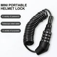 thumbnail image 6 of SEWACC Anti Theft Bike Cable Lock Motorbike Security Chain Black 1Pack 4X59In, 6 of 8