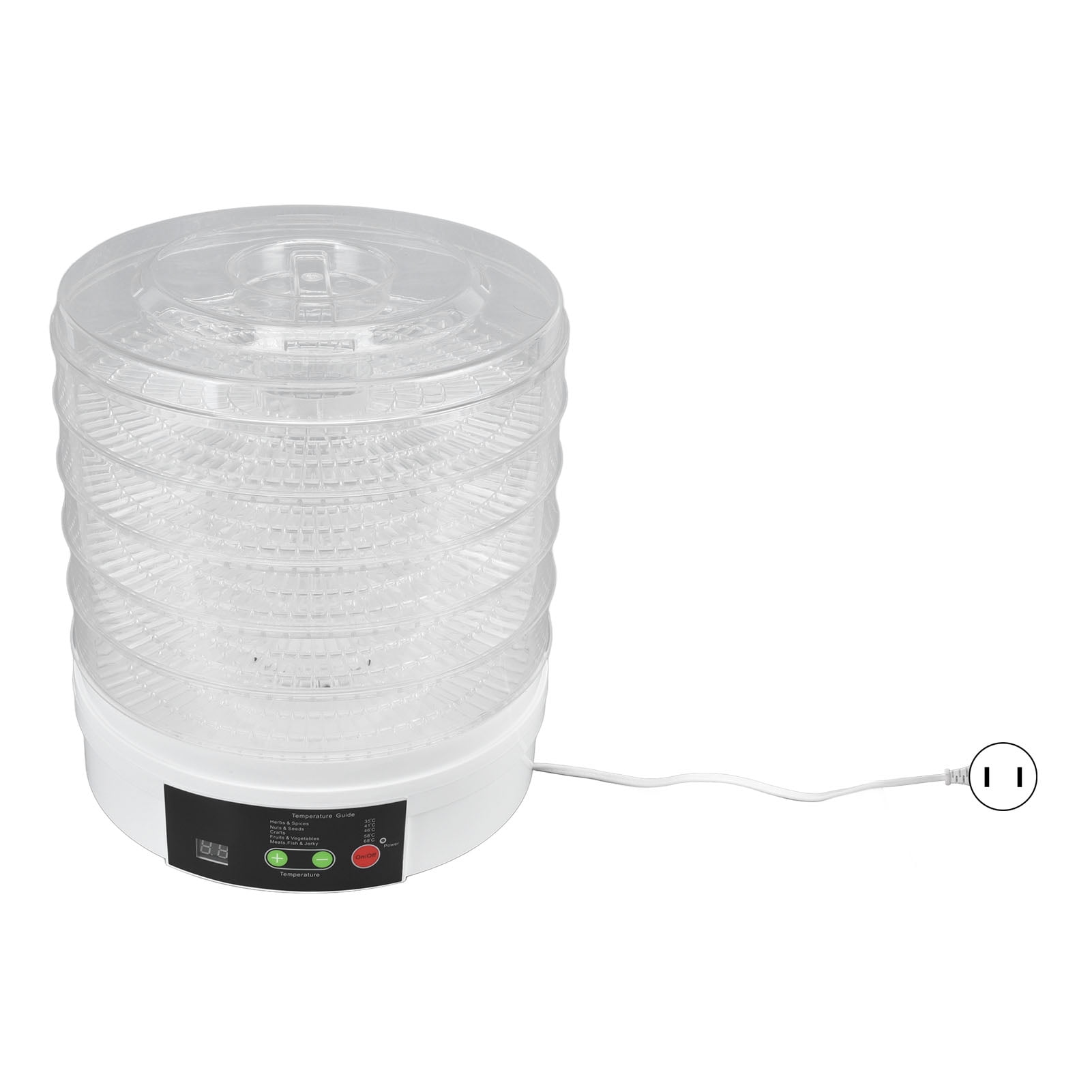 Electric Food Dryer Machine, 350W 50Hz Food Dehydrator Knob Control