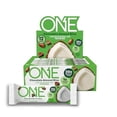 thumbnail image 1 of ONE Protein Bars, Chocolate Almond Bliss, sin gluten con 20 g de proteína y 1 g de azúcar, productos básicos para la despensa, 2,12 oz (paquete de 12), el embalaje puede variar, 1 of 5