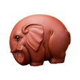 thumbnail image 3 of Figura de elefante, estatua de animal, mascota de té, pequeña escultura, adorno de té de Kungfu para Rojo marrón, 3 of 9