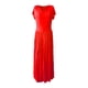 thumbnail image 4 of Jumpingount Vestido largo Manga corta Vestido maxi de verano Color sólido Ropa de mujer Vestidos Rojo S Jumpingount AP002044-11, 4 of 6