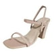 thumbnail image 2 of Verano nuevo estilo punta cuadrada tacones altos gruesos aumentan las sandalias de las mujeres Wmkox8yii shjk5274, 2 of 3