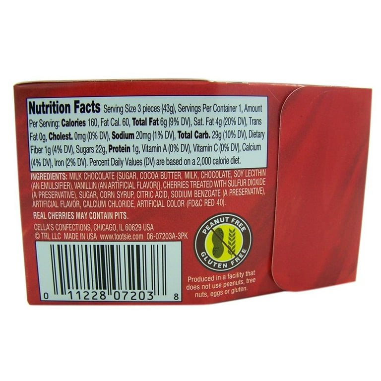 Cella's Milk Chocolate Covered Cherries - 3 Piece Mini Box