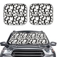 thumbnail image 2 of Saiise Cartoon Penguin for Foldable Car Sun Shades (2-Pack) Offer Sun Protection with an Easy-fold Design for Convenient Windshield Shading-Medium, 2 of 6