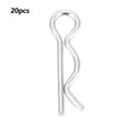 thumbnail image 1 of R Cotter Pin Retaining Pin Fastening Clip Bright Zinc Plated (2*40mm 20pcs), 1 of 12