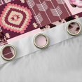 thumbnail image 5 of Manfei Pink Cowgirl Cowboy Black Out Curtains, Western Boho Aztec Curtains Pack of 2 (42x63 Each), Rustic Cow Print Bedroom Curtains, Window Curtains Room Decor, 5 of 6