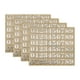 thumbnail image 1 of 4 Hojas de Calcomanías de Números 0.18" Calcomanías de Números Mini 3D Autoadhesivas de Aleación (Plata), 1 of 7