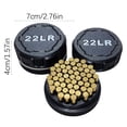 thumbnail image 3 of Mini Ammo Storage Boxes for .22LR Ammunition – Compact Durable Ammo Case with Screw-On Lid, Portable Pocket Size - Pack of 1 (Mint Green), 3 of 7