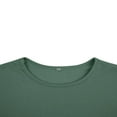 thumbnail image 5 of KuriozudMale Solid Color  Neck Short Sleeve Shirt Shorts with Pocket, 5 of 5